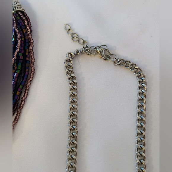 𝐕𝐭𝐠.𝐌𝐮𝐥𝐭𝐢𝐒𝐭𝐫𝐚𝐧𝐝 𝐏𝐮𝐫𝐩𝐥𝐞 𝐁𝐞𝐚𝐝𝐞𝐝 𝐍𝐞𝐜𝐤𝐥𝐚𝐜𝐞 + - Picture 9 of 11